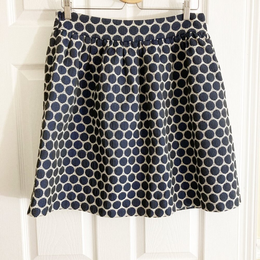 Kate Spade Polka Dot Embroidered Skirt Size 12 - Picture 2 of 5